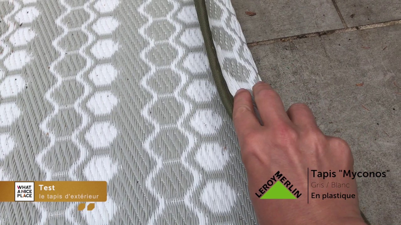 Test tapis outdoor Myconos de Leroy Merlin