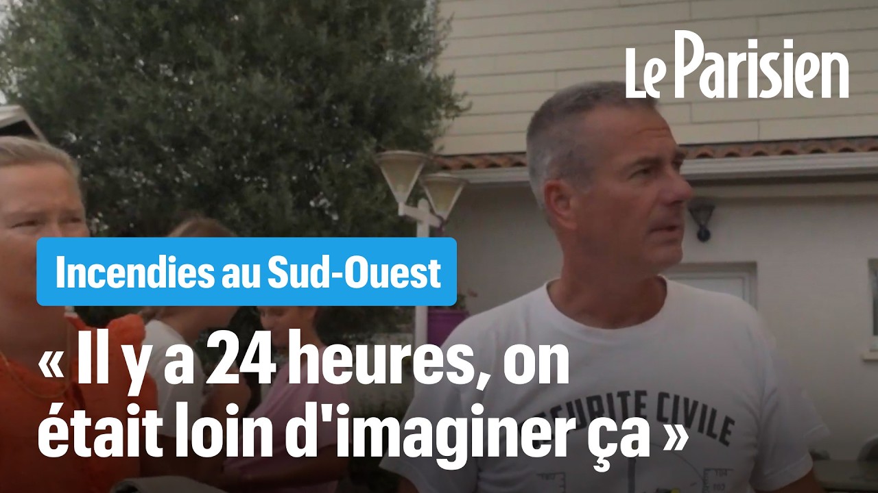 Feux dans le Sud-Ouest : à Cestas, avec ces habitants qui veulent sauver leur maison coûte que coûte