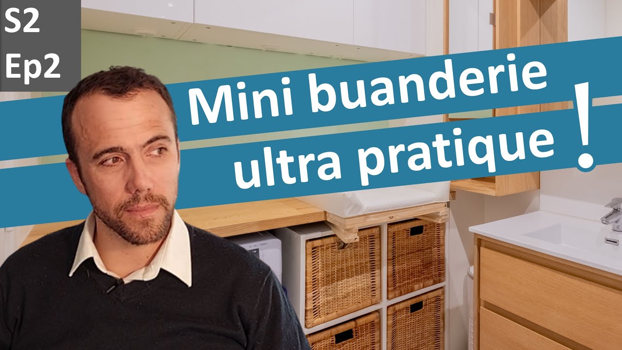 Organisation d'une buanderie fonctionnelle et pratique dans une salle de bain