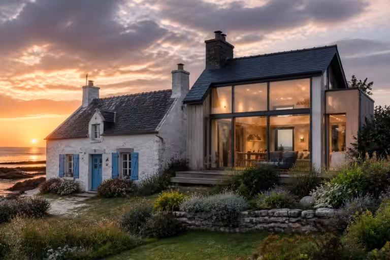 découvrez la transformation étonnante d'une maison de pêcheur en normandie, après 15 ans d'observation et de patience.